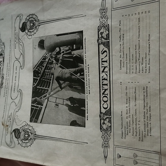 *RARE* ANTIQUE 1903 "THE UNION SIGNAL" WOMENS' MOVEMENT NEWSPAPER - Picture 2 of 5